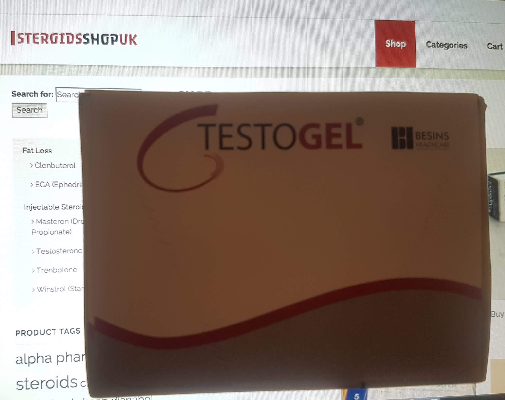 Buy TestoGel UK - Testosterone in Gel